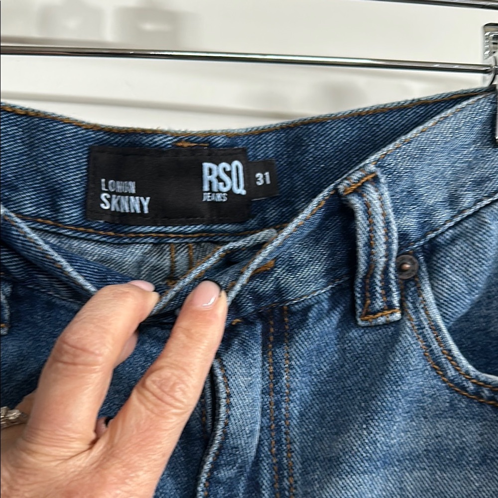 RSQ Jeans Low-Rise shorts- Skinny Denim size 31